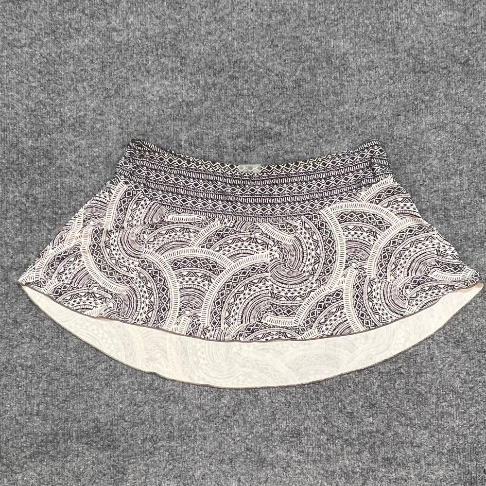 Beach Bump Motherhood Maternity Swim Skirt Women S Black White Geometric Tribal